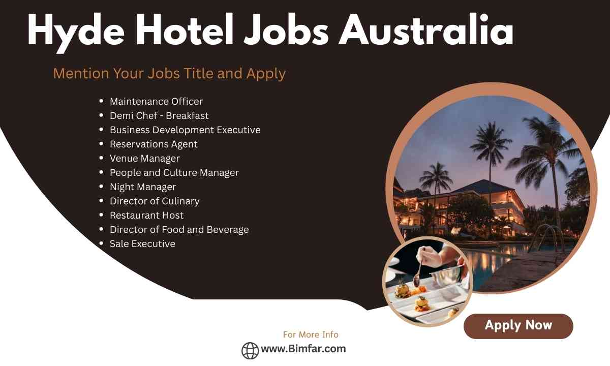 Hyde Hotel Jobs Australia