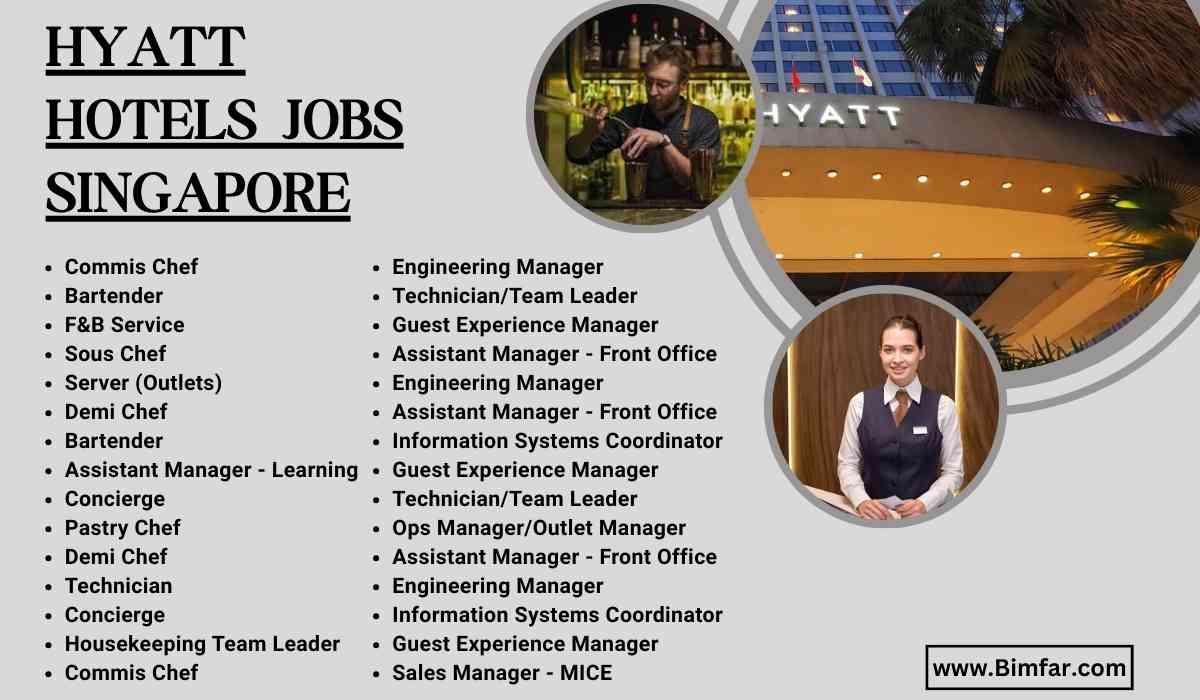Hyatt Hotel Jobs Singapore