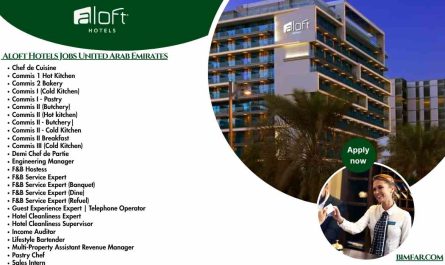  Aloft Hotels Jobs United Arab Emirates