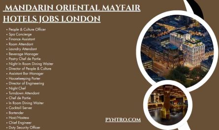 Mandarin Oriental Mayfair Hotels Jobs London