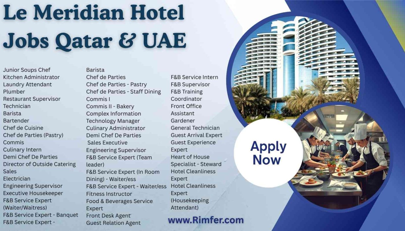 Le Meridian Hotel Jobs Qatar & UAE