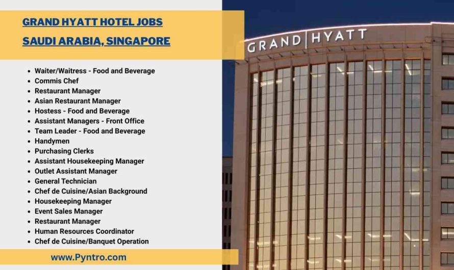 Grand Hyatt Hotel Jobs Saudi Arabia
